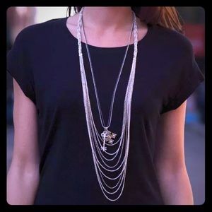 Stella & Dot Cascading Multi Chain Necklace